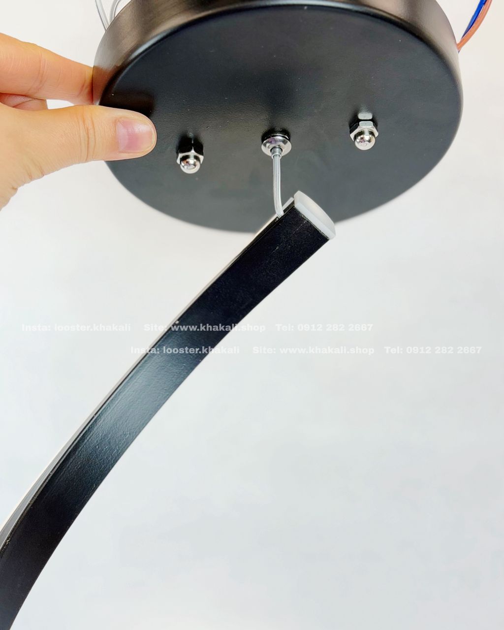 لوستر آویز فنری