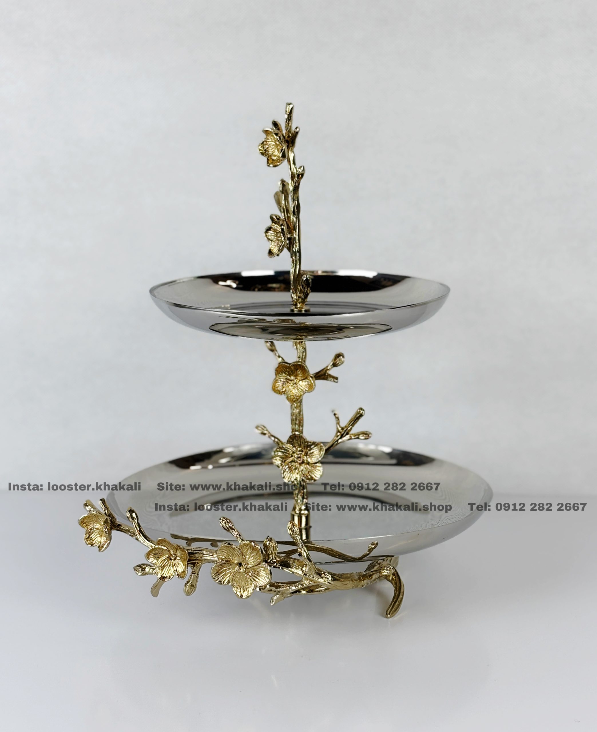 ظروف پذیرایی استیل برنج