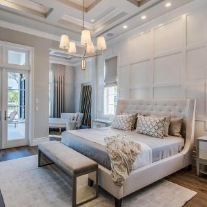 لوستر سبک نئو کلاسیک اتاق خواب