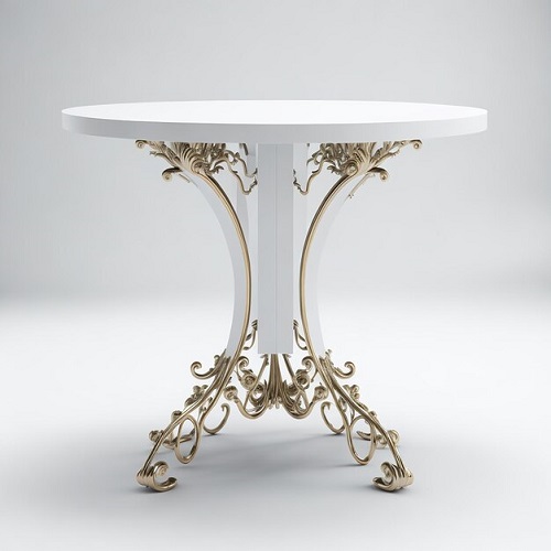 میز تکی لوکس سفید