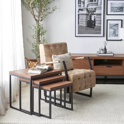 میز عسلی چوبی