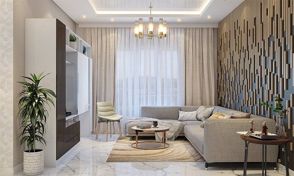 لوستر ساده برای پذیرایی کوچک