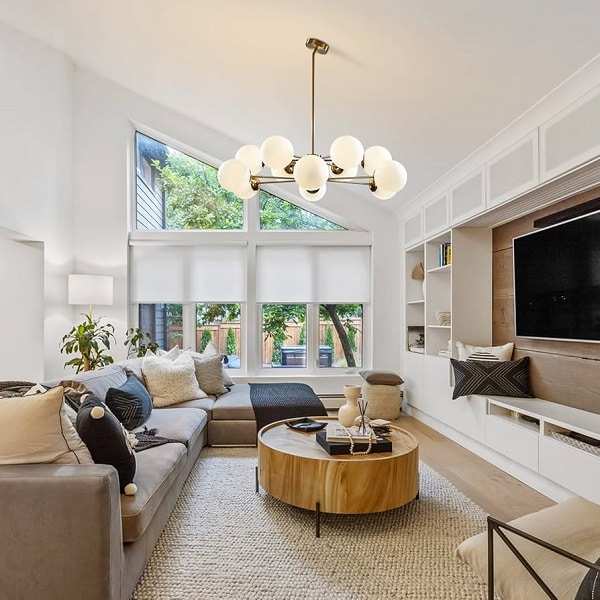 لوستر برای پذیرایی کوچک