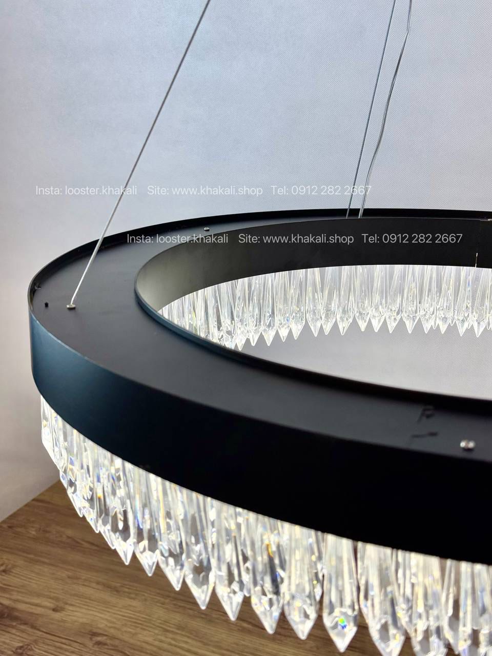 لوستر کریستالی مدرن