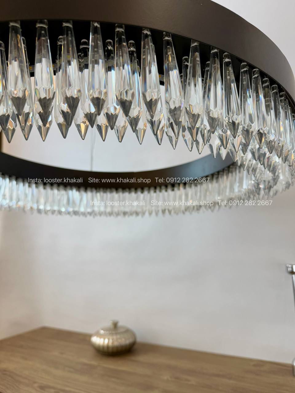 لوستر کریستالی مدرن