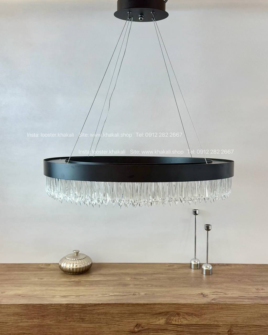 لوستر کریستالی مدرن