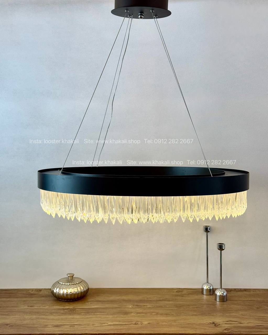 لوستر کریستالی مدرن