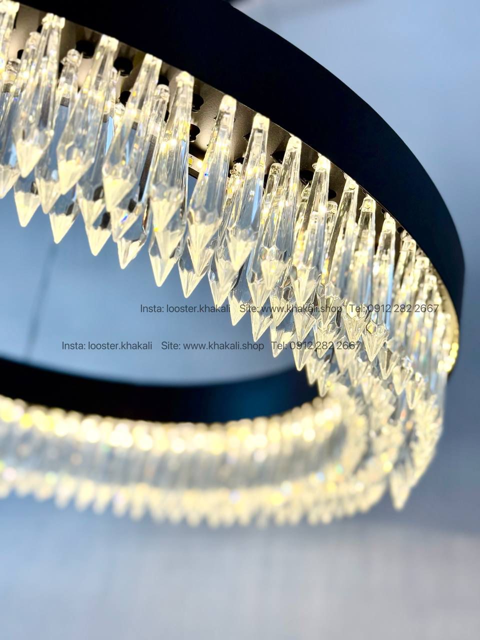 لوستر کریستالی مدرن