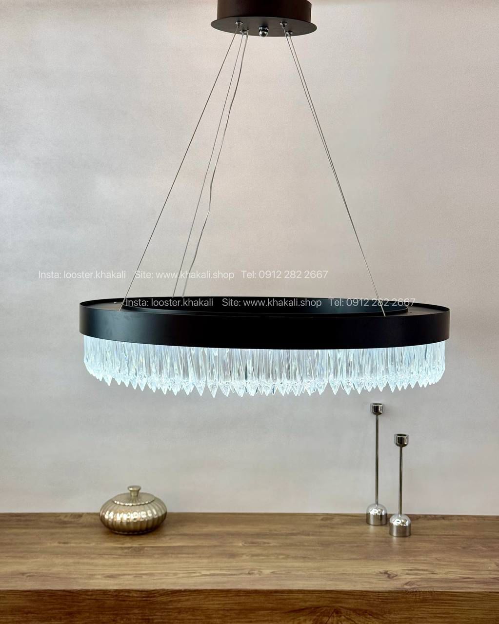 لوستر کریستالی مدرن