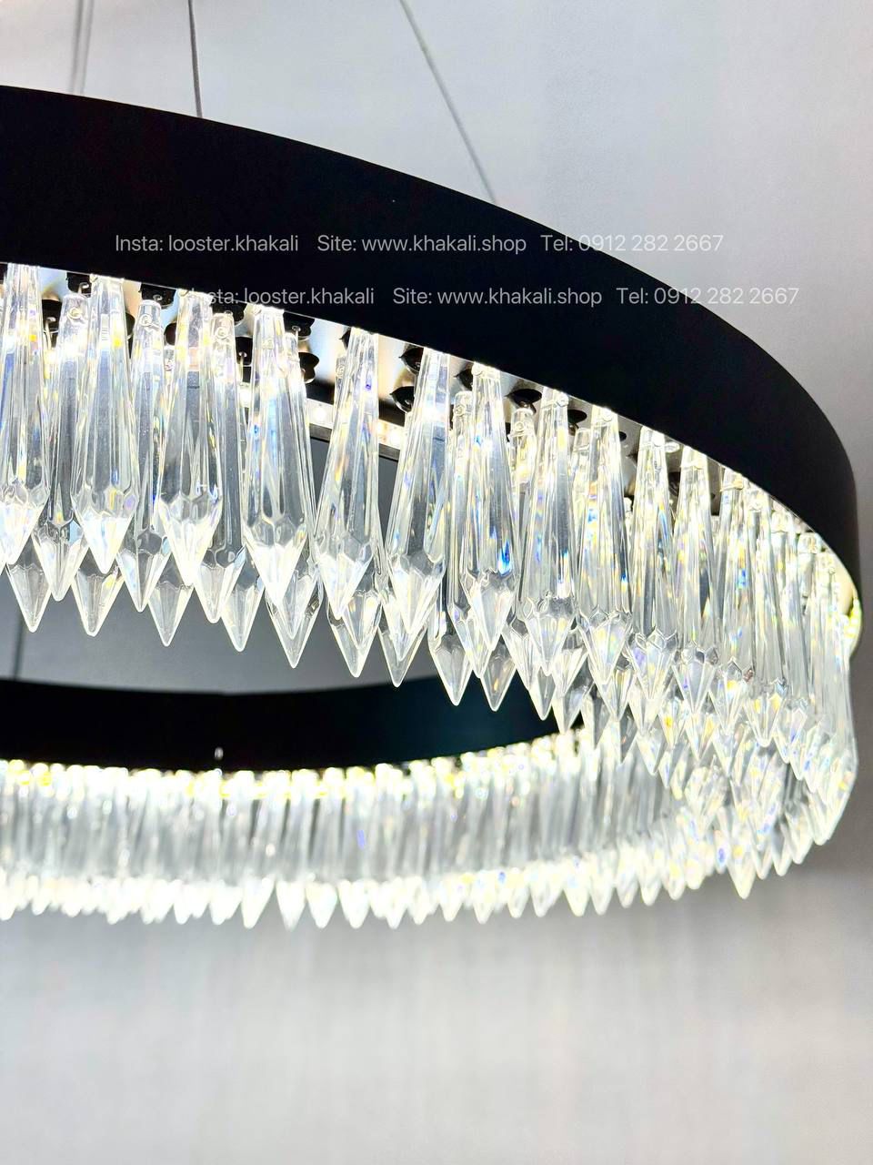 لوستر کریستالی مدرن