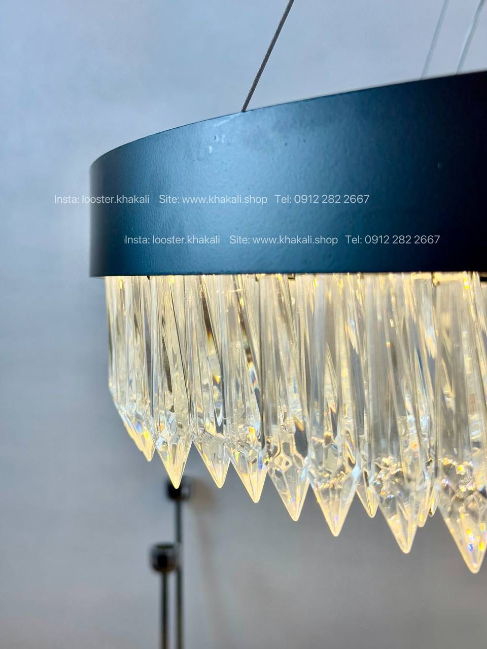 لوستر کریستالی مدرن