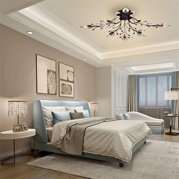 لوستر سقفی اتاق خواب