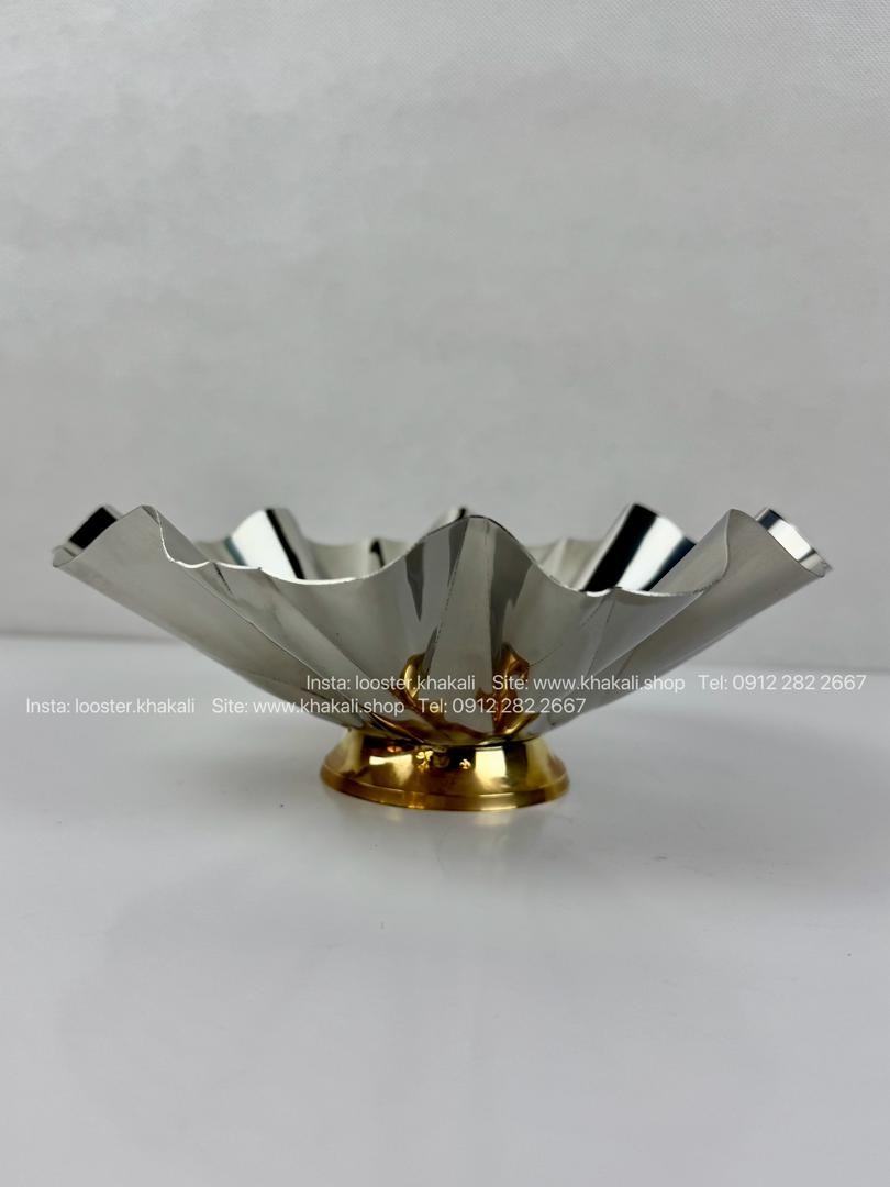 شکلات خوری استیل برنج وارداتی هندی مدل گرد