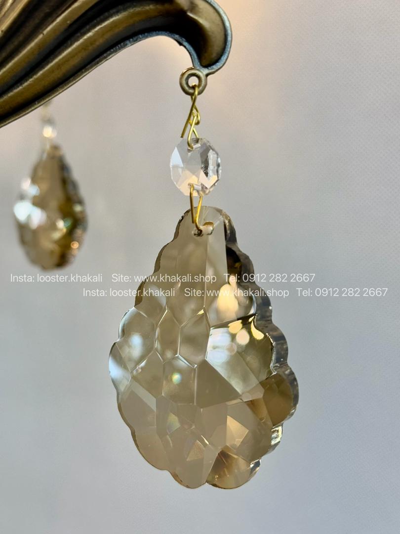 لوستر کلاسیک 10 شاخه برنزی ماهور