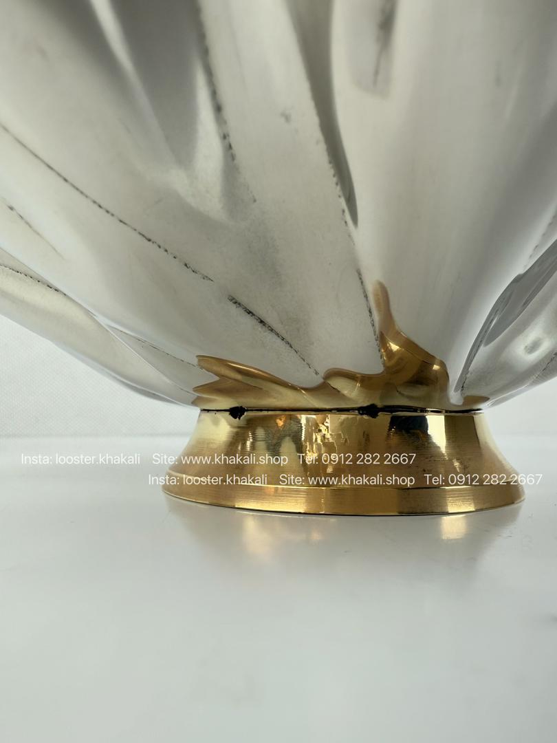 شکلات خوری استیل برنج وارداتی هندی مدل گرد