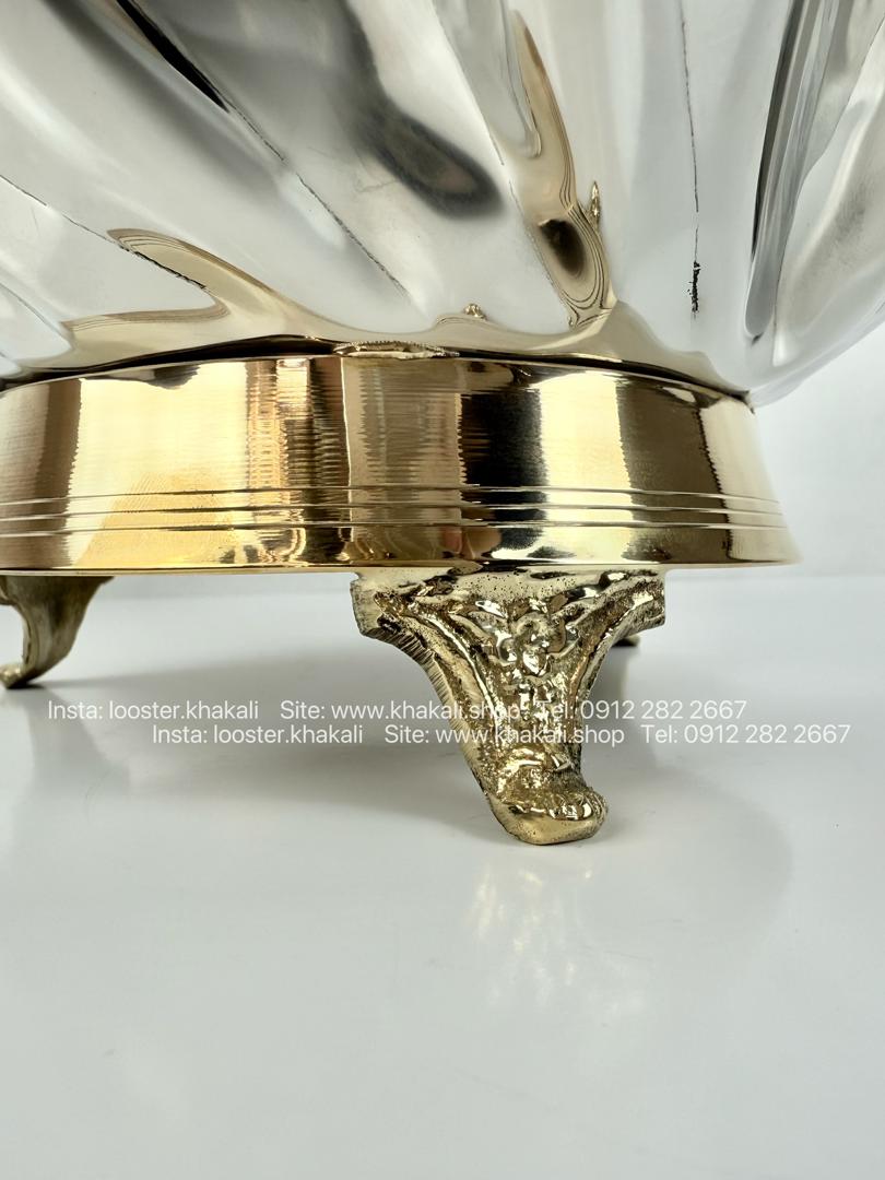 میوه خوری استیل برنج وارداتی هندی مدل گرد