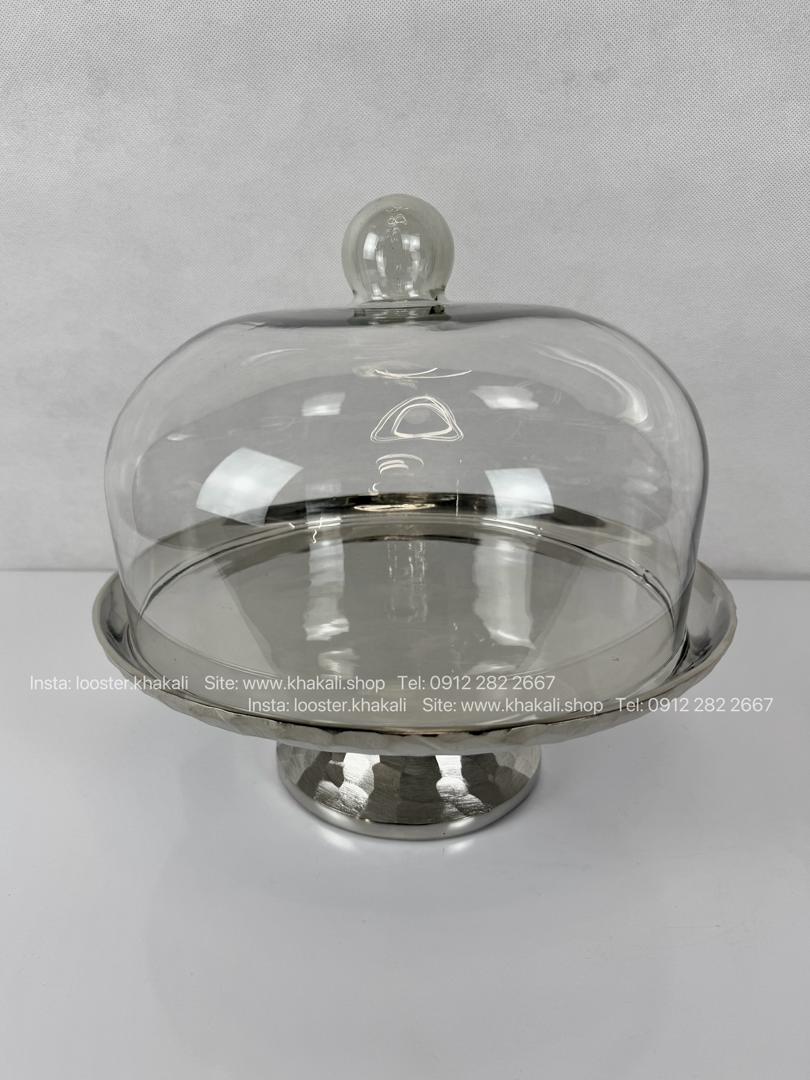 کیک خوری درب شیشه ایی الومینیومی