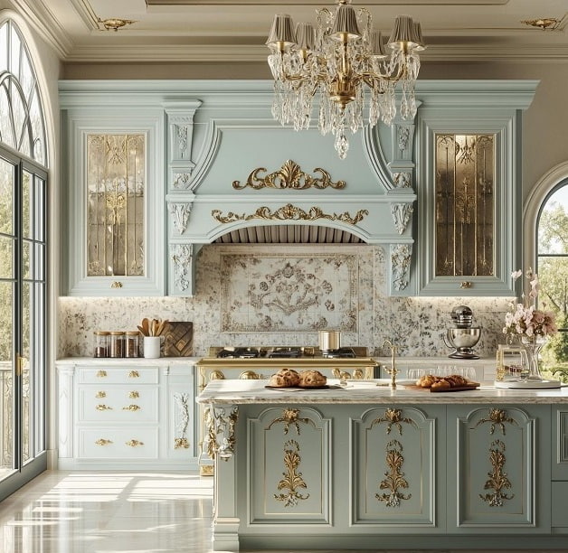 لوستر کلاسیک آشپزخانه