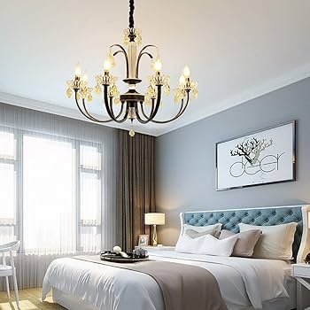 لوستر نئوکلاسیک در اتاق خواب