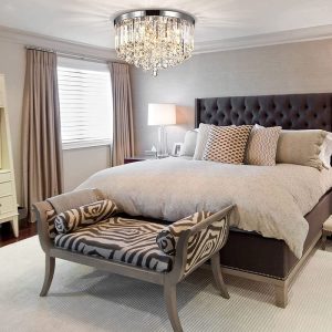 لوستر سقفی کلاسیک برای اتاق خواب