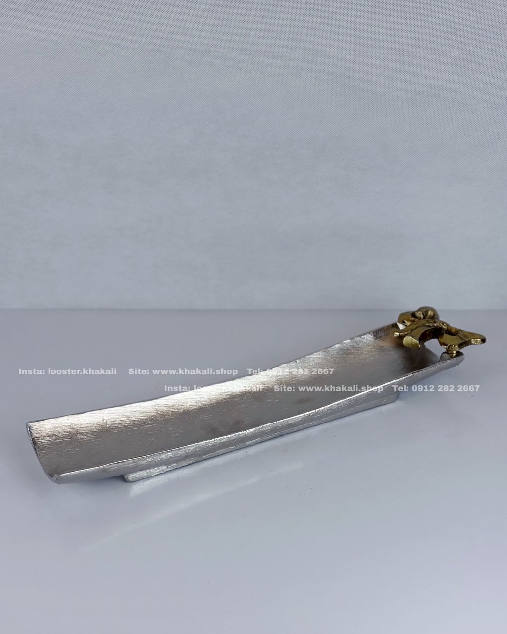 رولت خوری پایه دار آلومینیوم مدل پاپیون - Image 8