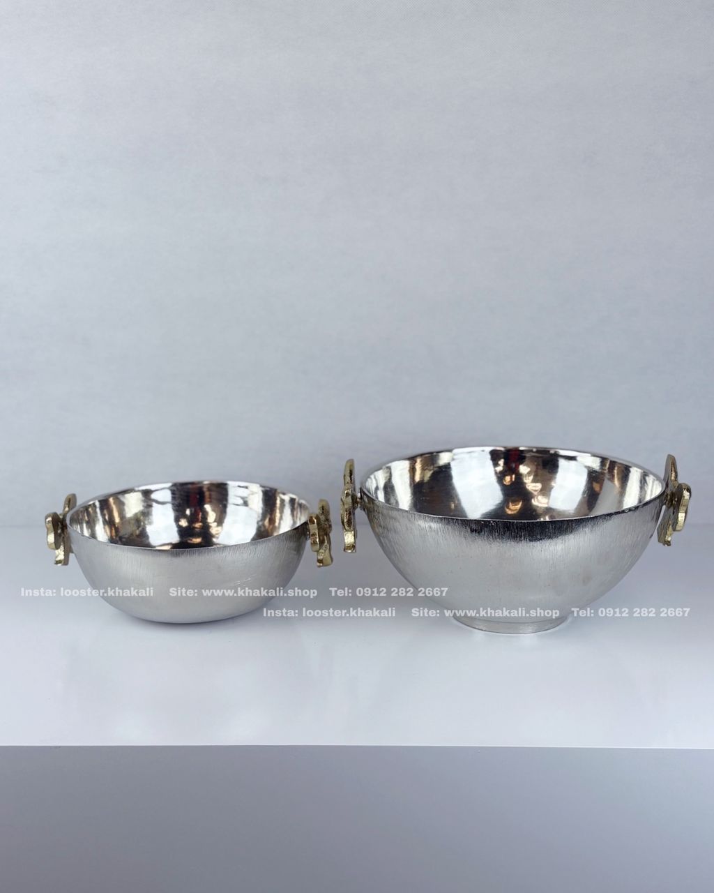 آجیل خوری و میوه خوری آلومینیوم ست پاپیون