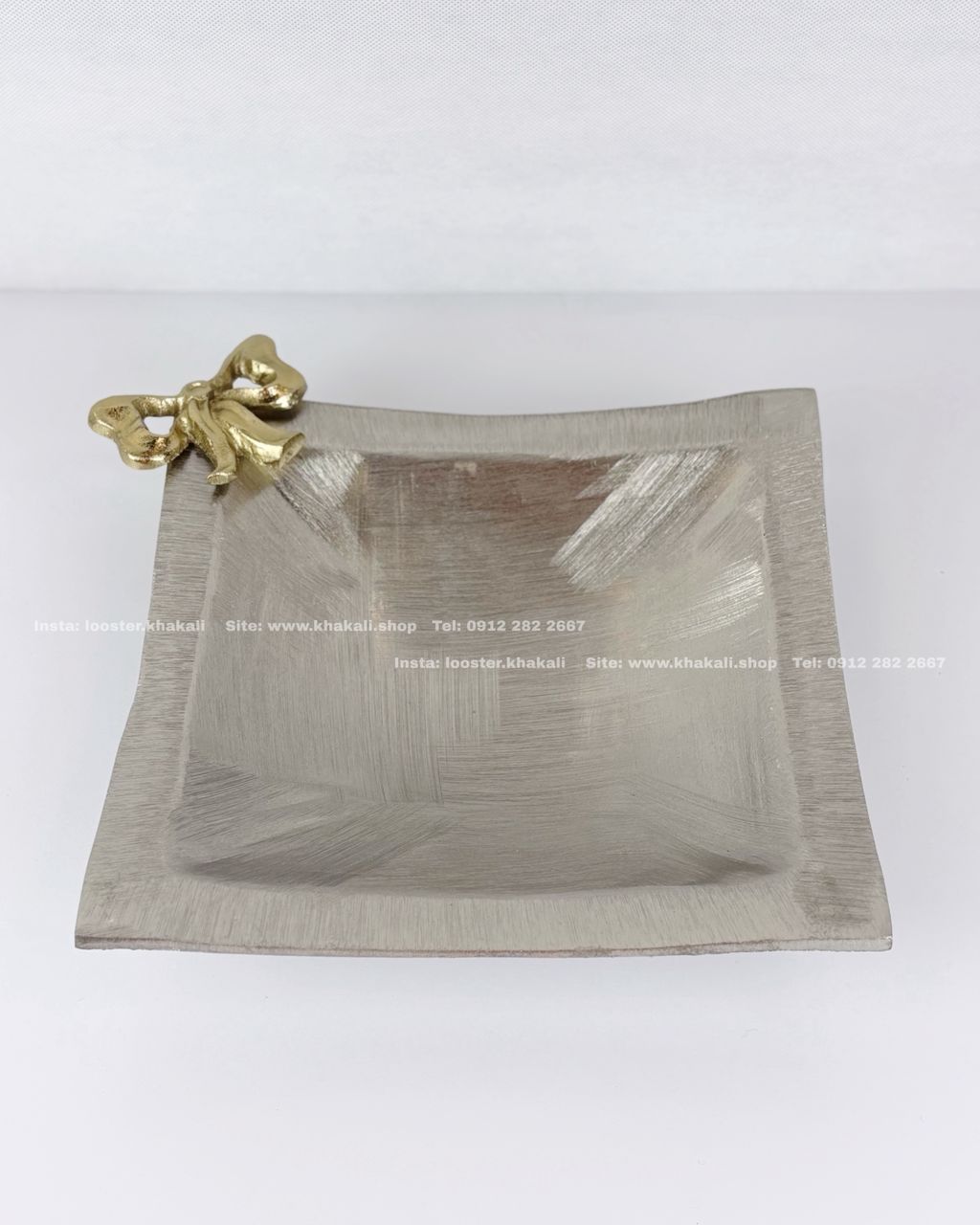 ست ظرف پذیرایی آلومینیومی چهارگوش پاپیون