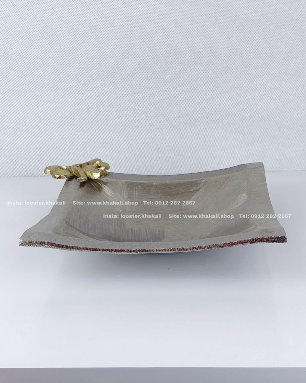 Alternative view of ست ظرف پذیرایی آلومینیومی چهارگوش پاپیون