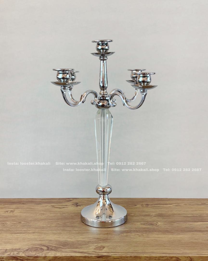 خرید شمعدان کریستالی برند خاکعلی
