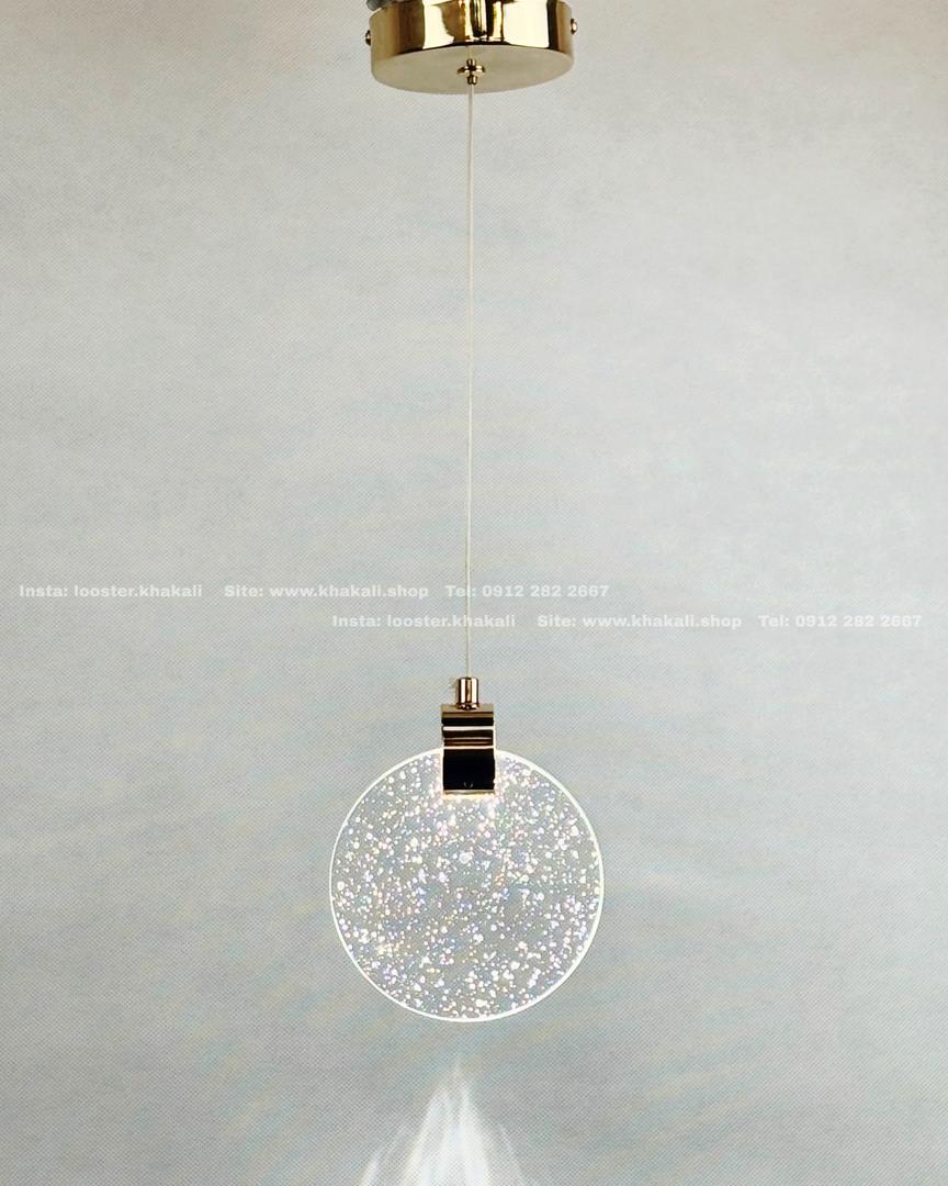 خرید لوستر ال ای دی گرد آویزی